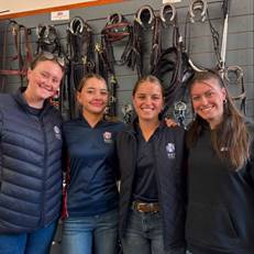 First Year students at Bombers Equestrian